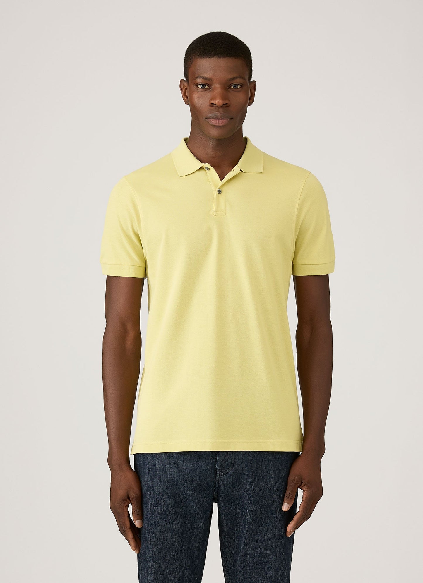 Mens Pique Polo Shirt In Avocado Mpol1028 Gniw