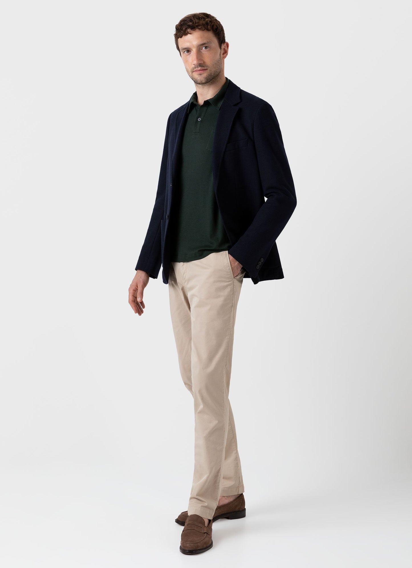 Men S Sea Island Ss Polo Shirt In Seaweed Mpol1048 Gnfq