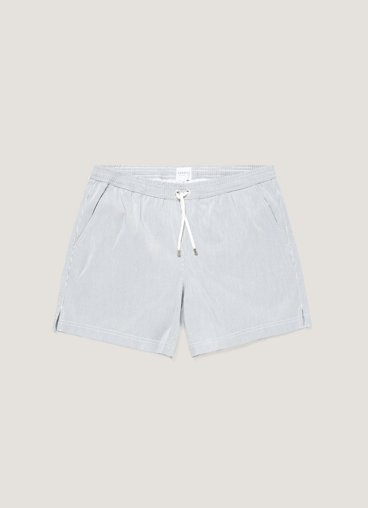 Mens Drawstring Swim Shorts In Navy White Mshr3705Fs Stop