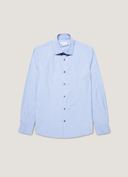 Mens Cotton Stretch Shirt In Dark Blue Msht2123 Buwm
