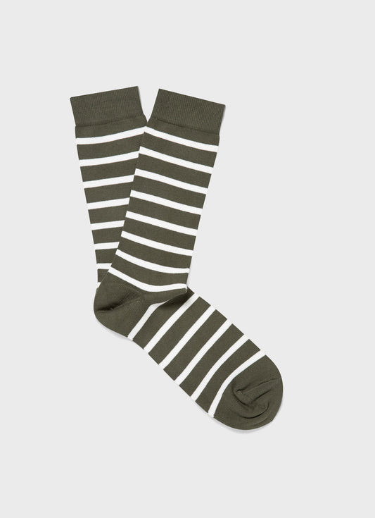Mens Cotton Socks In Khaki Latte Msoc9276Brs Stnb