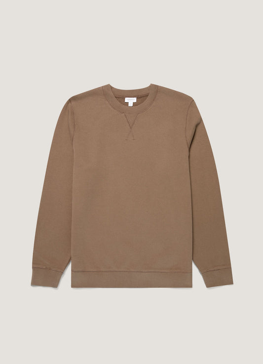 Mens Loopback Sweatshirt In Dark Cedar Mswe1516 Brgr