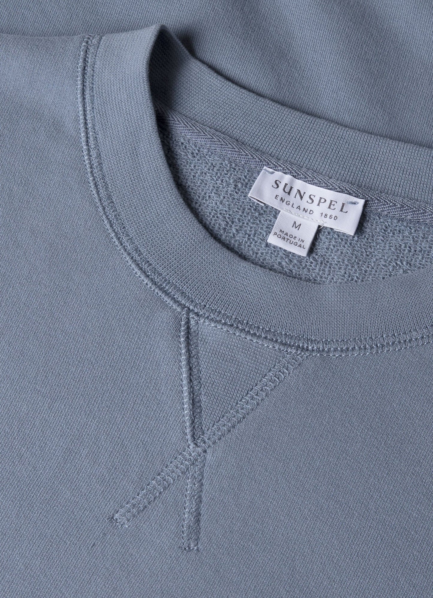 Mens Loopback Sweatshirt In Vintage Blue Mswe1516 Buwb