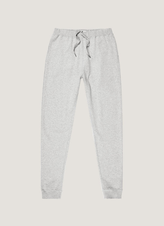 Mens Cotton Mouline Track Pant In Grey Melange Mtrs1513