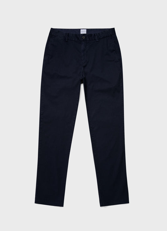 Mens Regular Fit Stretch Chino Navy
