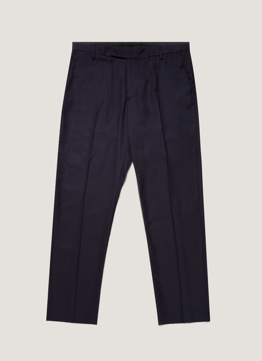 Mens Lightweight Travel Wool Trouser In Navy Mtrs3109 Buaa
