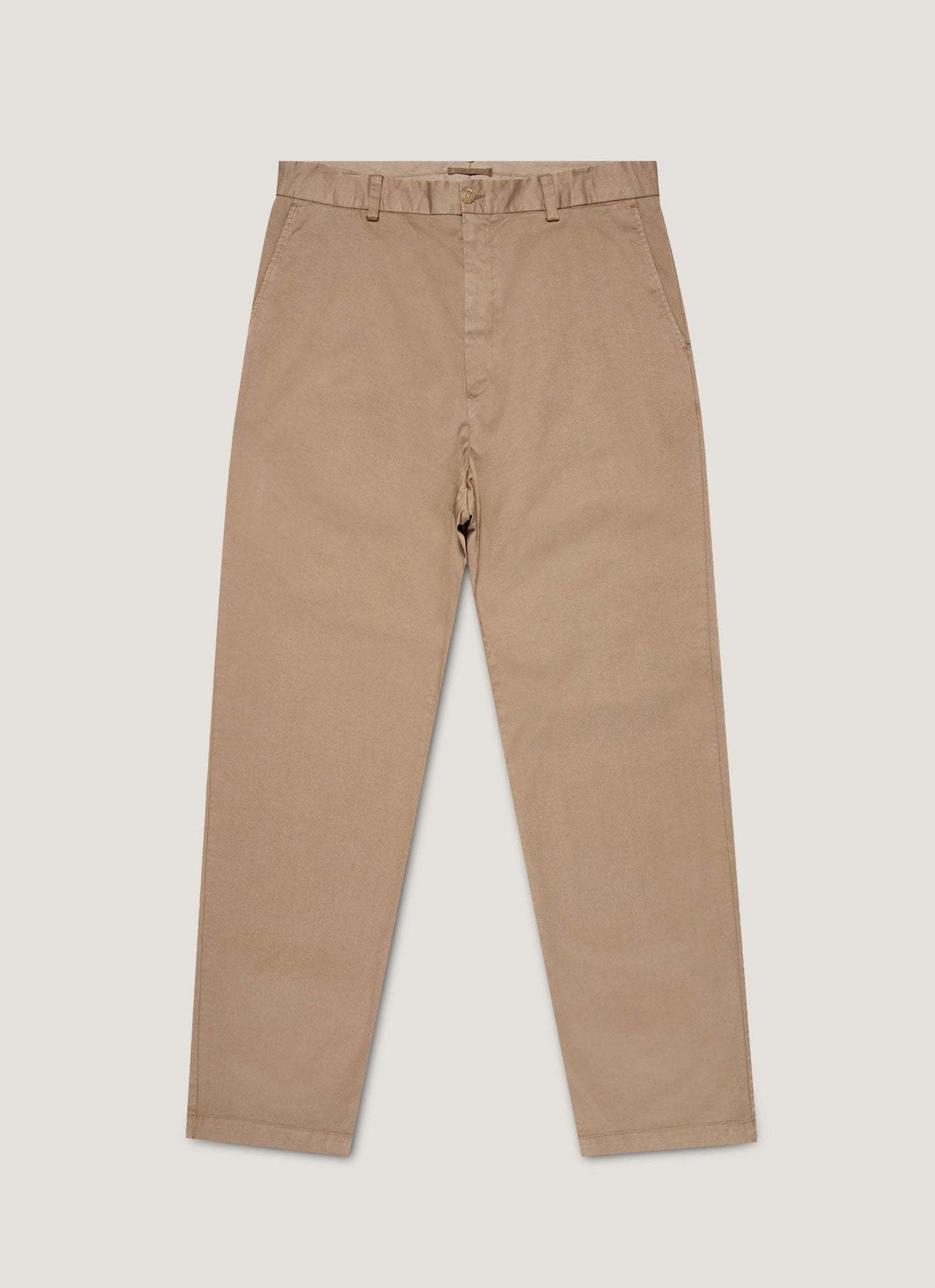 Mens Regular Fit Chino In Dark Stone Mtrs3113 Whdc