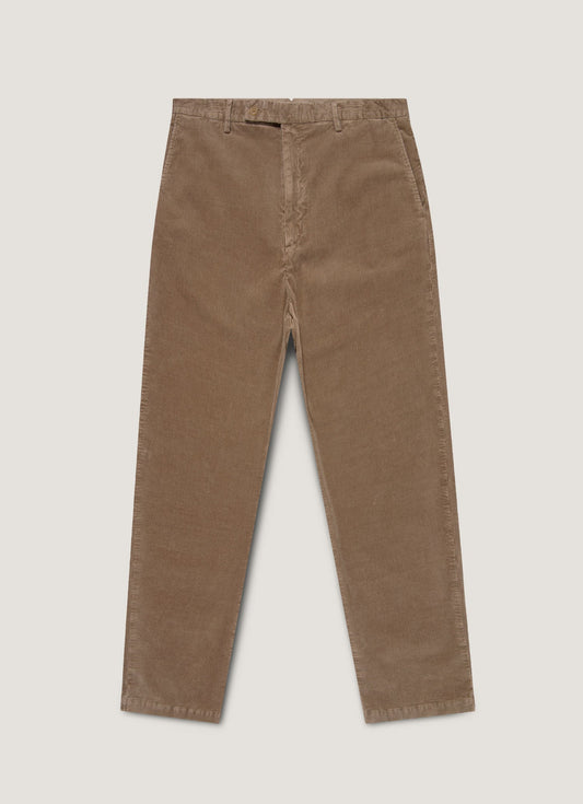 Mens Corduroy Trouser In Bark Mtrs3118 Brgc