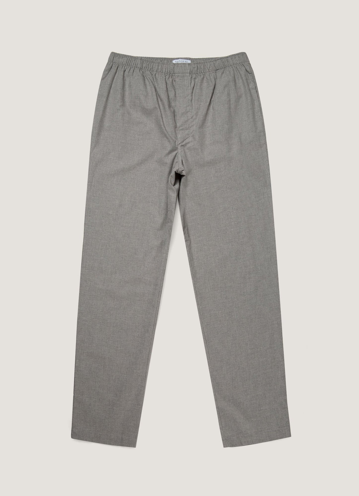 Men S Pyjama Trouser In Mid Grey Melange