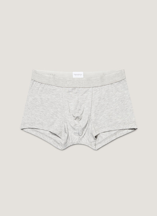 Mens Tencel Trunks In Grey Melange Mtru4621 Gyaa