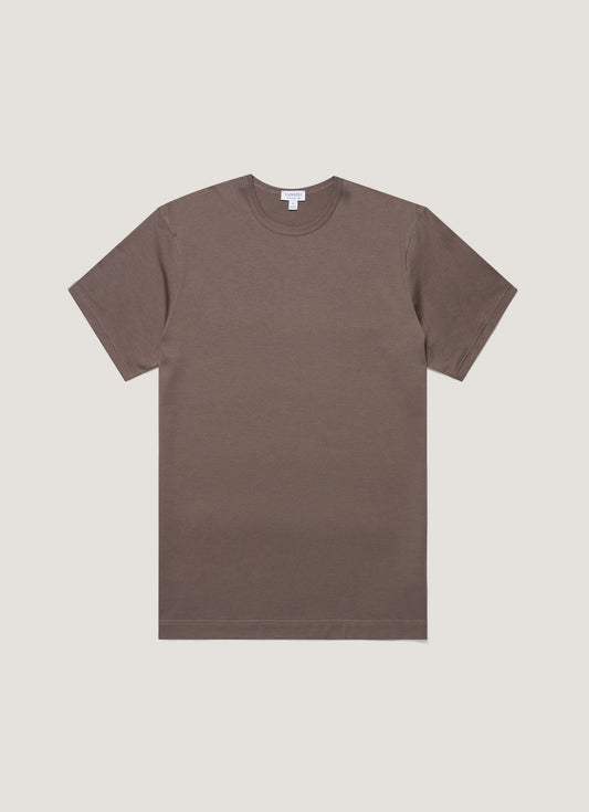 Mens Classic Tshirt In Walnut Mtsh0001 Brge