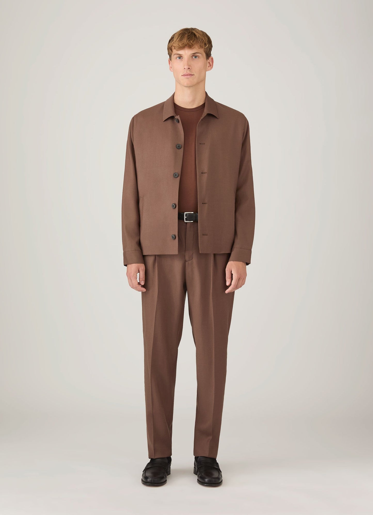 Mens Classic Tshirt In Conker Brown Mtsh0001 Brgl