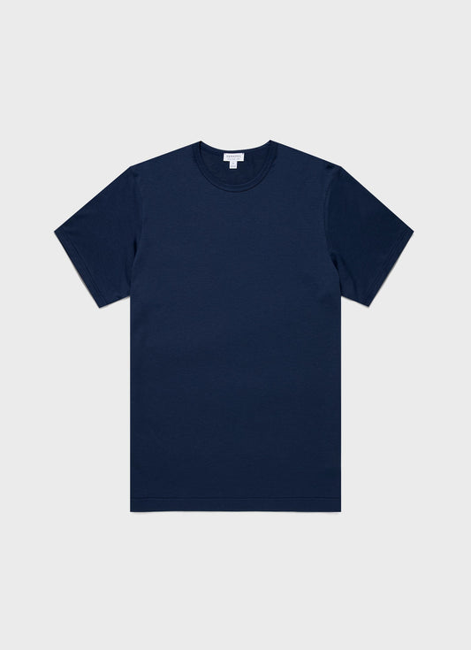 Mens Classic Tshirt In Ink Blue Mtsh0001 Buvo