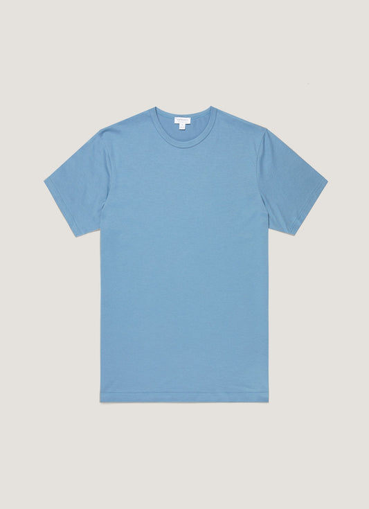 Mens Classic Tshirt In Airforce Blue Mtsh0001 Buws