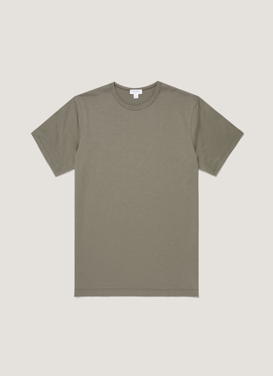 Mens Classic Tshirt In Fossil Grey Mtsh0001 Gyfj