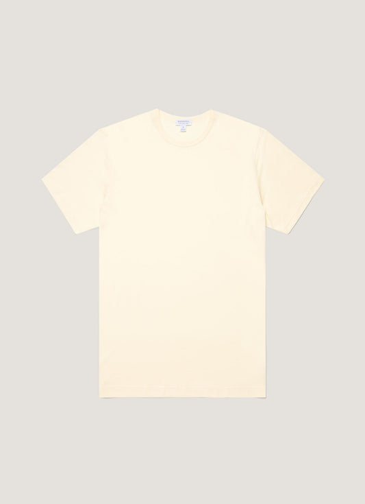 Mens Classic Tshirt In Buttermilk Mtsh0001 Ylbg