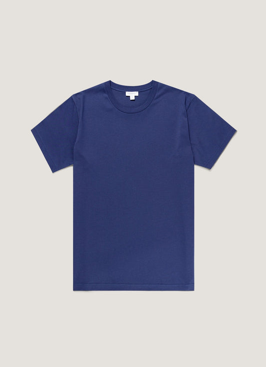 Mens Riviera Midweight Tshirt In Ink Blue Mtsh0007R Buwx