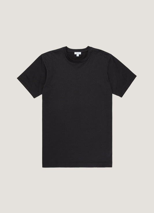 Mens Riviera Crew Neck T Shirt Black