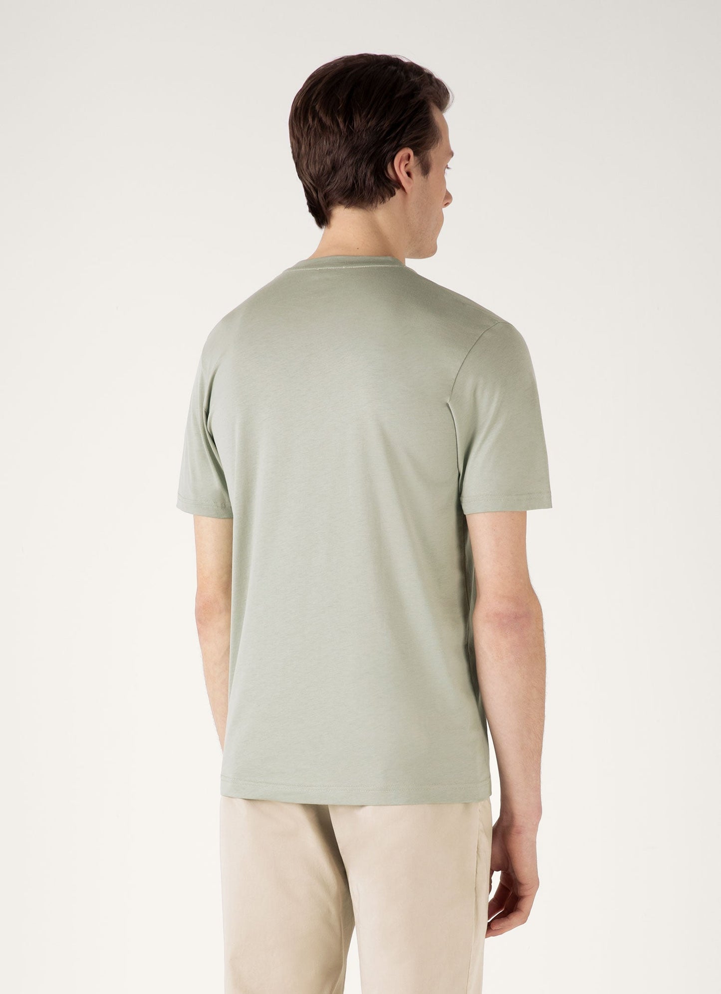 Mens Riviera Midweight Tshirt In Pastel Green Mtsh0007S Gnii