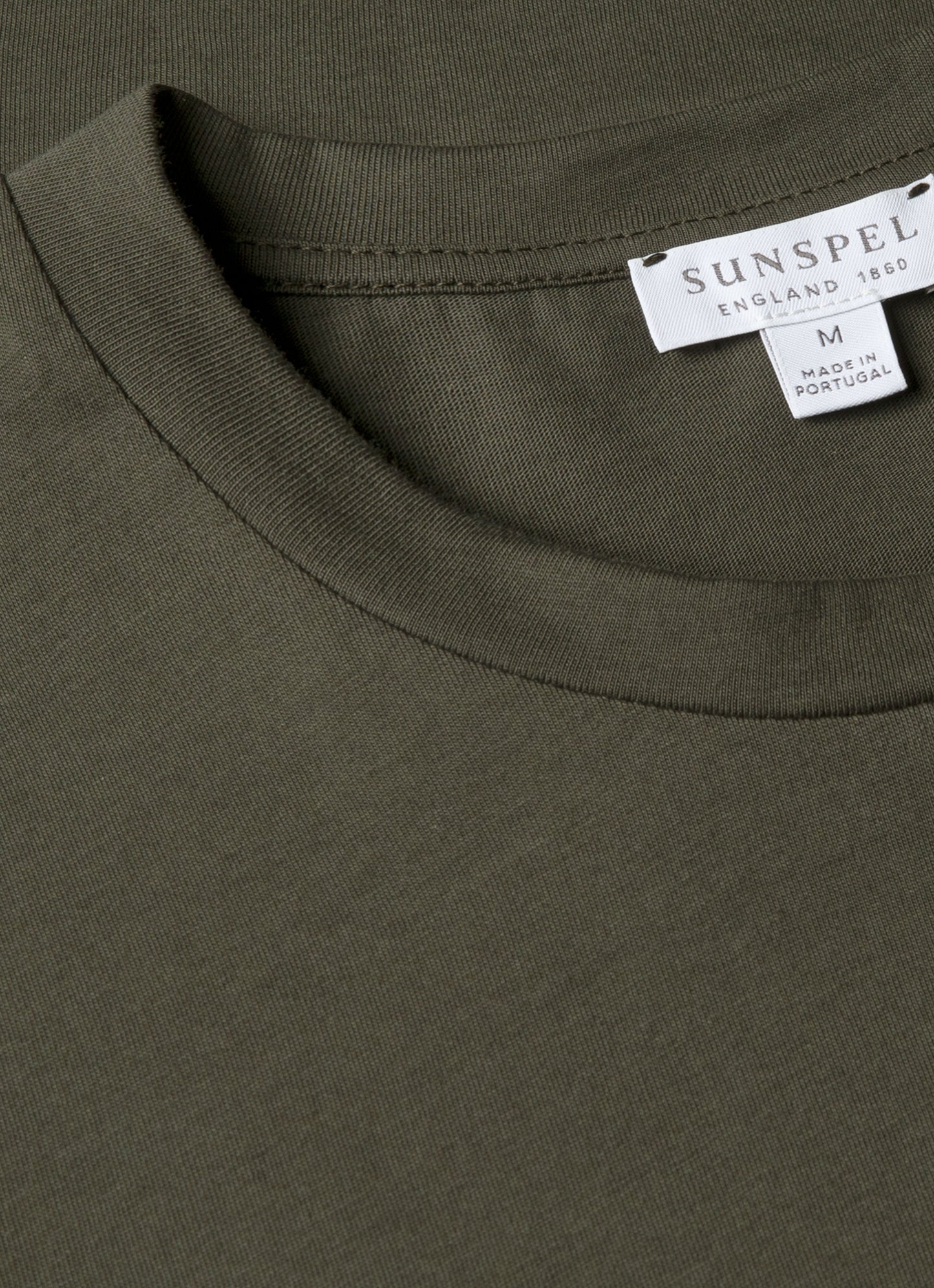 Mens Riviera Midweight Tshirt In Dark Green Mtsh0007S Gnin