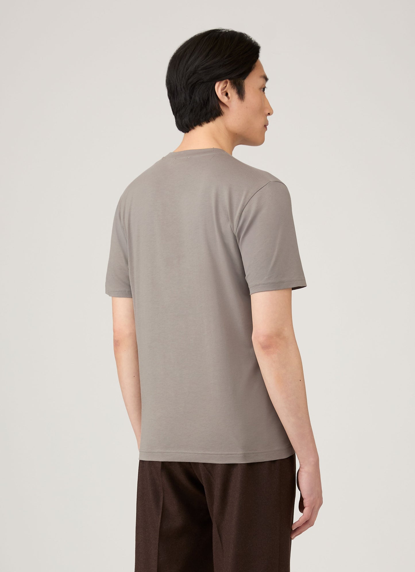 Mens Riviera Midweight Tshirt In Iron Grey Mtsh0007S Gyfe