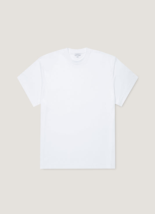 Mens Oversized Heavyweight Tshirt In White Mtsh0180 Whaa