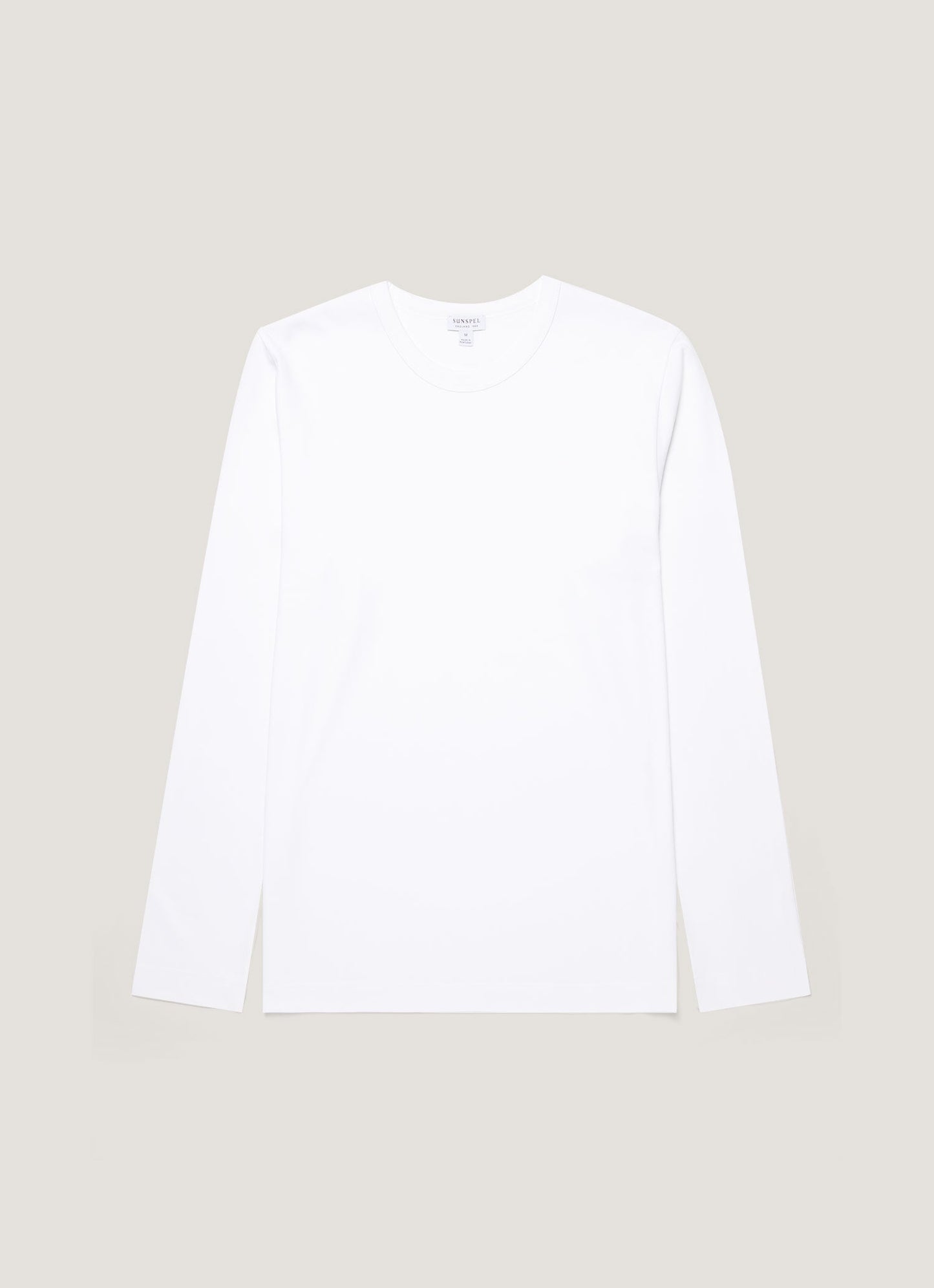 Mens Long Sleeve Heavyweight Jersey Tshirt In White Mtsh0206 Whaa