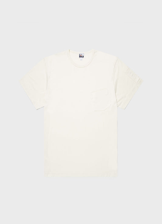 Mens Nigel Cabourn Tshirt In Stone White Ncmtsh0171 Whhm