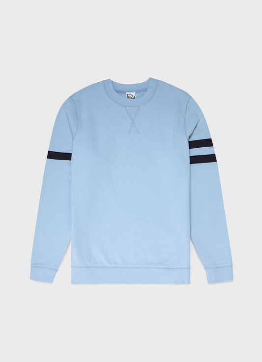 Mens Paul Weller College Sweatshirt In Cambridge Blue