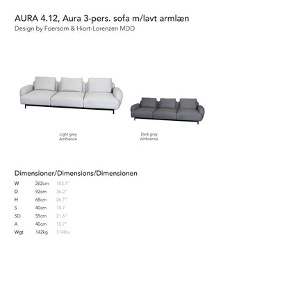 Aura Pre-configured Sofa - Setup 2