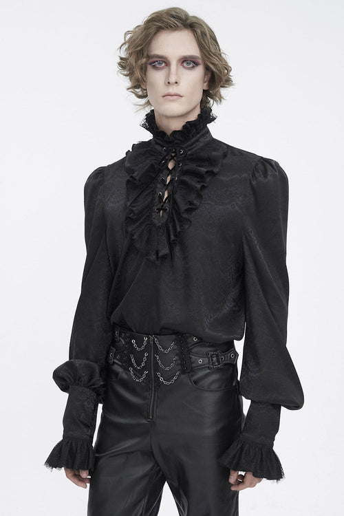 Castle Dracula Lace-Up Shirt