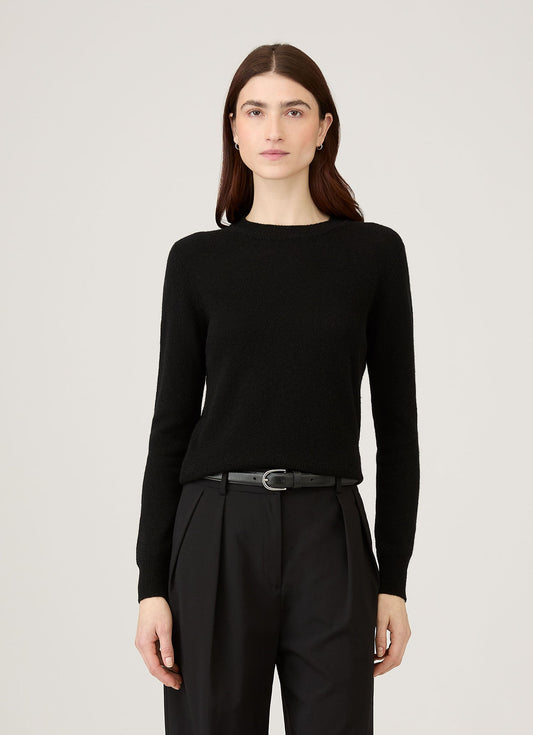 Womens Cashmere Jumper In Black Wjum8239 Bkaa
