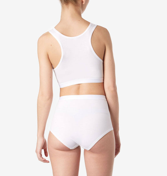 Womens Stretch Cotton Gym Pant White Wpan4508